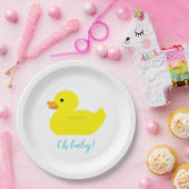 Rubber Duck Party Baby Shower BABY Pappteller (Party)