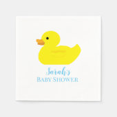 Rubber Duck Party Baby Shower BABY Serviette (Vorderseite)