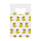 Rubber Duck Pattern Geldbeutel Flaschenöffner (Vorderseite)