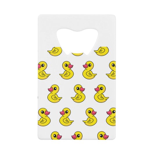 Rubber Duck Pattern Geldbeutel Flaschenöffner (Vorderseite)