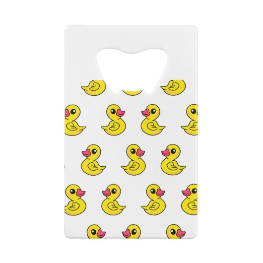 Rubber Duck Pattern Geldbeutel Flaschenöffner (Rückseite)
