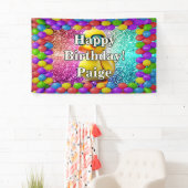 Rubber Duck Personalisierter Charakter Geburtstags Banner (Insitu)