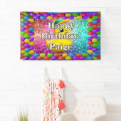 Rubber Duck Personalisierter Charakter Geburtstags Banner (Insitu)