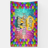 Rubber Duck Personalisierter Charakter Geburtstags Banner (Vertikal)