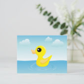 Rubber Duck Postcard Postkarte (Stehend Vorderseite)