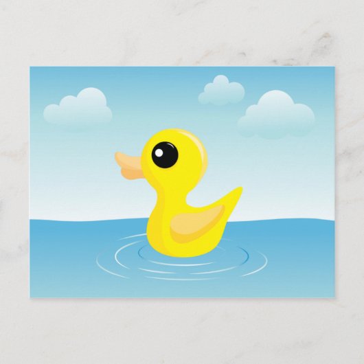 Rubber Duck Postcard Postkarte (Vorderseite)