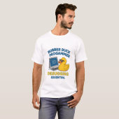 Rubber Duck Programmer Funny Debugging Essential T T-Shirt (Vorne ganz)