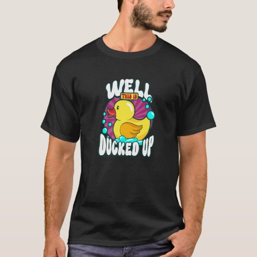 Rubber Duck Rubber Ducks Duck Bathroom Bubble T-Shirt (Vorderseite)
