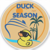 Rubber Duck Saison Aufkleber (Vorderseite)