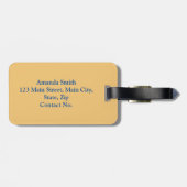 Rubber Duck Saison Gepäckanhänger (Rückseite horizontal)