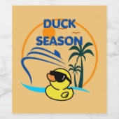 Rubber Duck Saison Weinetikett (Einzelnes Label)