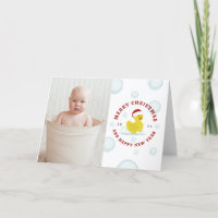 Rubber Duck Santa Christmas Foto Blasen