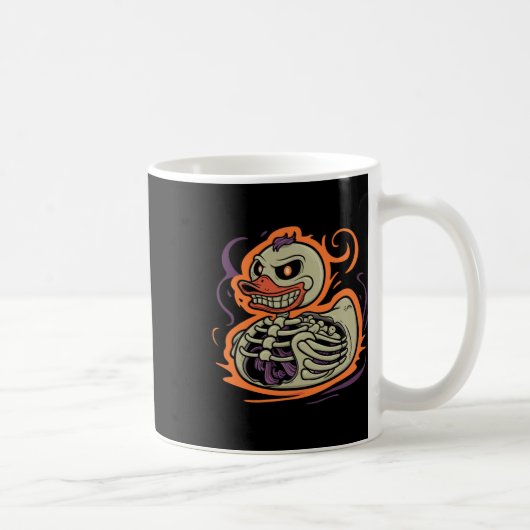 Rubber Duck Skeleton Rubber Duckie Kostüm Party Kaffeetasse (Rechts)