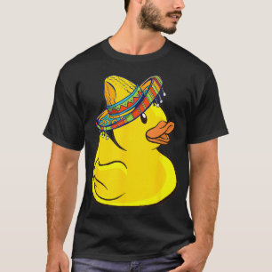 Rubber Duck Sombrero Mexico Niedlich Duckie Rubber T-Shirt