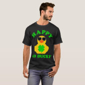 Rubber Duck Sonnenbrille Happy Go Ducky Pun St Pat T-Shirt (Vorne ganz)