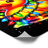 Rubber Duck Squad Christmas Light Reindeer Crew Xm Poster (Ecke)