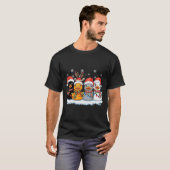 Rubber Duck Squad Christmas Light Reindeer Crew Xm T-Shirt (Vorne ganz)