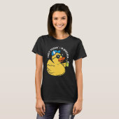 Rubber Duck Summer Party Duck Pushin'Quackin' Duck T-Shirt (Vorne ganz)