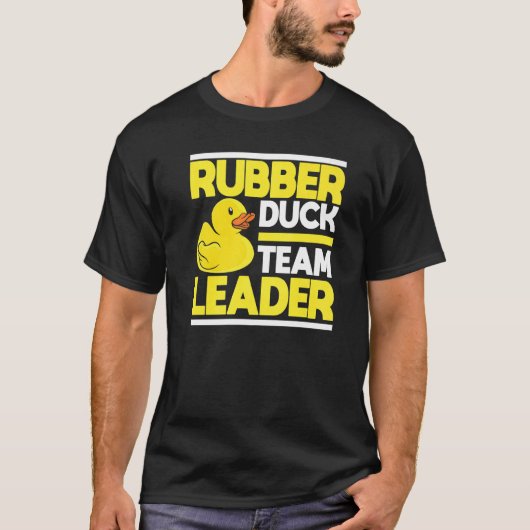 Rubber Duck Team Leader Rubber Duck Premium T-Shirt (Vorderseite)