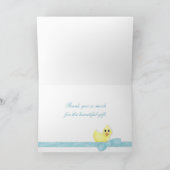 Rubber Duck Thank You Dankeskarte (Innenseite)