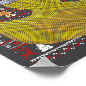 Rubber Duck Ugly Weihnachtsmannmütze Duck Christma Poster (Ecke)