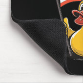 Rubber Duck USA Flag Independence Day Bath Duck 3 Mousepad (Ecke)