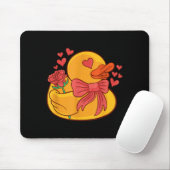 Rubber Duck Valentines Day Rubber Duckie  Mousepad (Mit Mouse)