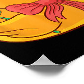 Rubber Duck Valentines Day Rubber Duckie Poster (Ecke)