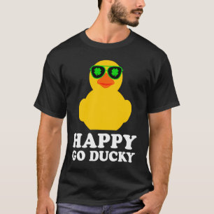 Rubber Duck Vierblättriges Kleeblatt Sunglasses St T-Shirt