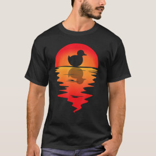 Rubber Duck Vintag Sunset Rubber Duckie T-Shirt