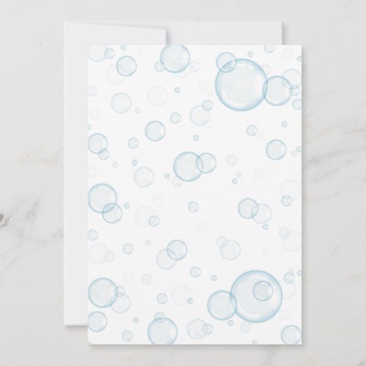 Rubber Duck Virtual Baby Duck Einladung (Rückseite)