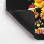 Rubber Duck Weihnachtsbaum Xmas Licht umgeben D Mousepad (Ecke)