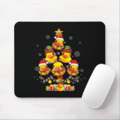 Rubber Duck Weihnachtsbaum Xmas Licht umgeben D Mousepad (Mit Mouse)