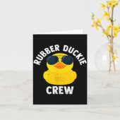 Rubber Duckie Crew Funny Rubber Duck Karte (Gelbe Blume)