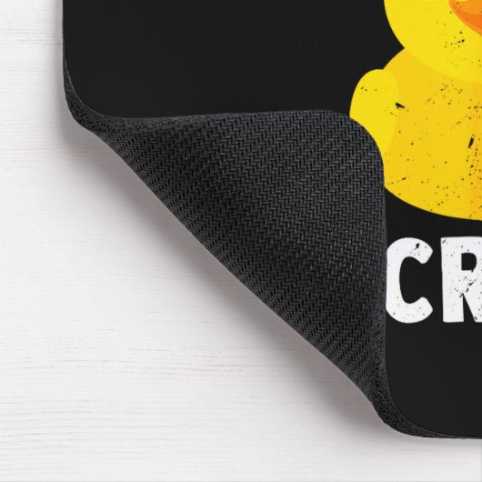 Rubber Duckie Crew Funny Rubber Duck Mousepad (Ecke)