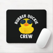 Rubber Duckie Crew Funny Rubber Duck Mousepad (Mit Mouse)