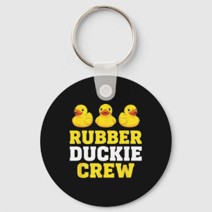 Rubber Duckie Crew genießt den Kreuzfahrturlaub Schlüsselanhänger