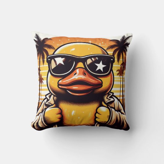 Rubber Duckie Duck Kissen (Vorderseite)
