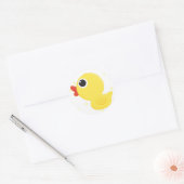 Rubber Duckie Runder Aufkleber (Umschlag)