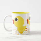 Rubber Duckie Zweifarbige Tasse (Links)