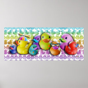 Rubber Duckies Poster, Prints Poster