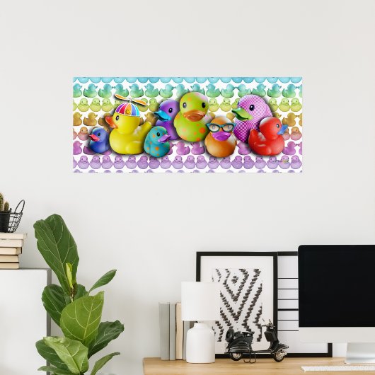 Rubber Duckies Poster, Prints Poster (Heimbüro)