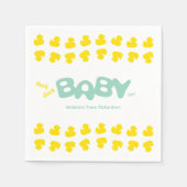 Rubber Ducks Duck Duck Baby Duck Babydusche Serviette (Vorderseite)