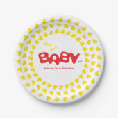 Rubber Ducks Duck Duck Baby Pappteller (Vorderseite)