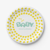 Rubber Ducks Duck Duck Baby Pappteller (Vorderseite)