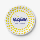 Rubber Ducks Duck Duck Baby Pappteller (Vorderseite)
