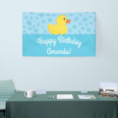 Rubber Ducky 1. Geburtstag Party Kinder Baby Banner (Messeveranstaltung)