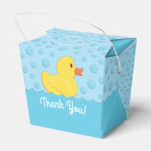 Rubber Ducky 1. Geburtstag Party Kinder Baby Geschenkschachtel (Rückseite)