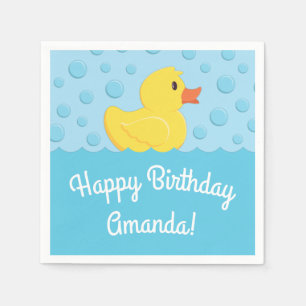 Rubber Ducky 1. Geburtstag Party Kinder Baby Serviette