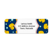 Rubber Ducky-Adressetikett (Vorne)